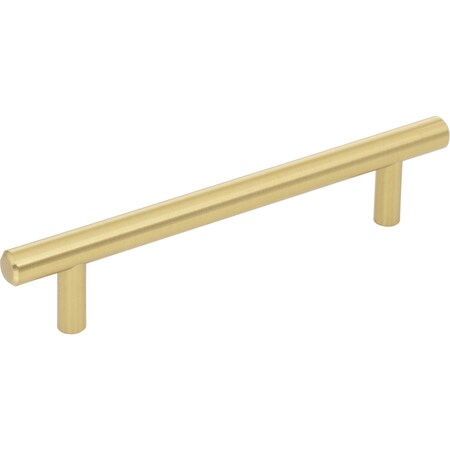 Elements 128 mm Center-to-Center Brushed Gold Naples Cabinet Bar Pull 176BG